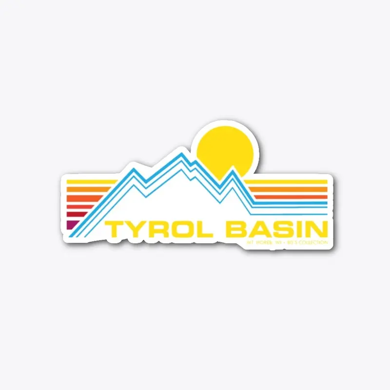 Tyrol Basin 80s Mountain Peaks Apparel