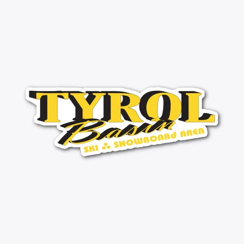 Vintage Tyrol Basin Ski & Snowboard Logo